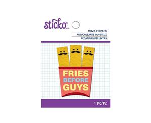 American Crafts - Sticko - Fuzzy Stickers - Mustache Fries