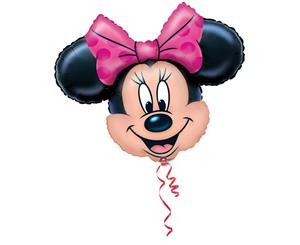 Amscan Minnie Mouse Supershape Party Balloon (Black/Pink) - SG4095