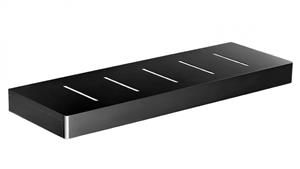 Arcisan Zara Matte Black Shelf with Drain Holes