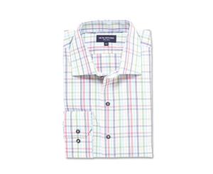 Augusta Multi Check - Men's Fashion Fit/ Button Cuff