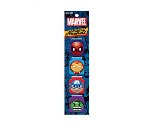 Avengers 4-Piece Magnetic Bookmarks