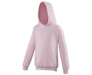 Awdis Kids Unisex Hooded Sweatshirt / Hoodie / Schoolwear (Baby Pink) - RW169