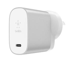 BELKIN BOOST CHARGE 27W USB-C WALL CHARGER- SILVER