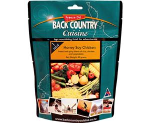 Back Country Cuisine Honey Soy Chicken 90g Freeze-Dried Meal (Gluten Free)