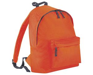 Bagbase Fashion Backpack / Rucksack (18 Litres) (Pack Of 2) (Orange/Graphite Grey) - BC4176