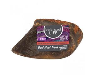 Balanced Life Roo Filled Beef Hoof treat