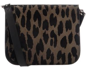 Barbara Bui Leopard Design Shoulder Bag - Grey