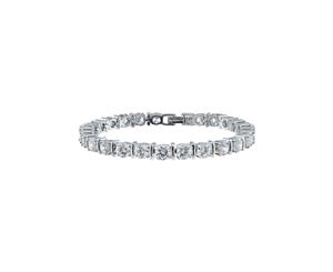 Barcs Crystal Tennis Bracelet With Silver-Coloured Setting