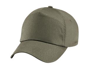 Beechfield Unisex Plain Original 5 Panel Baseball Cap (Olive Green) - PC2097