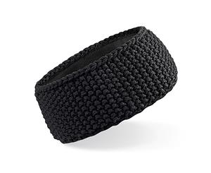 Beechfield Unisex Winter Slopeside Waffle Headband (Black) - PC2014