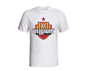 Belgium Country Logo T-shirt (white)