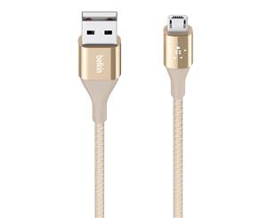 Belkin - F2CU051bt04-GLD - MIXIT DuraTek Micro-USB to USB Cable - Gold