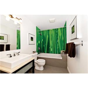 Bellessi 300 x 900 x 4mm Motiv Polymer Bathroom Panel - Green Grass