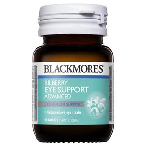 Blackmores Bilberry Eye Support Advanced 30 Tablets