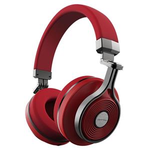 Bluedio T3 (Turbine 3rd) Wireless Bluetooth v4.1 Headphones Headsets with Mic - Red