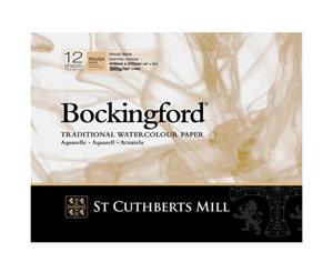 Bockingford 300gsm Glued Pad 12" x 9" (310 x 230mm) Rough