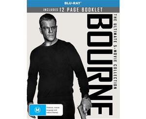 Bourne The Ultimate 5 Movie Collection Box Set Blu-ray Region B