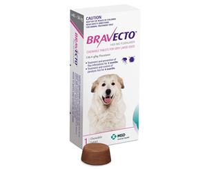 Bravecto Chewable Flea Tablet For Very Large Dogs 40-56kg 1pk