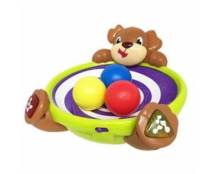 Bright Starts Spin/Giggle Puppy Animal Toy Game Baby/Infant/Toddler w/ Music 6m+