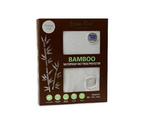 Bubba Blue Round Cot Bamboo Waterproof Mattress Protector