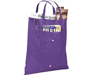 Bullet Maple Foldable Non-Woven Tote (Lavender) - PF1458