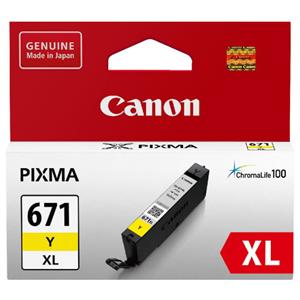 Canon - CLI671XLY - Yellow Extra Large Ink Tank