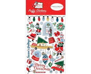 Carta Bella - Merry Christmas Puffy Stickers