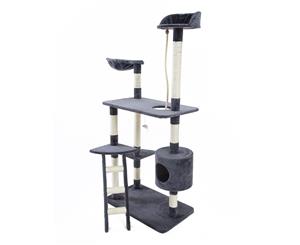 Cat Tree Multi Level Scratcher FUJI 158cm GREY