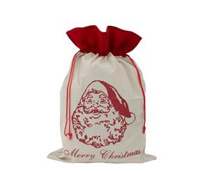 Christmas XMAS Large Jumbo Hessian Santa Sack Children Gifts Stocking Bag [Design 50x70cm Santa Claus]