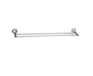 Chrome Kirra Plus Double Towel Rail