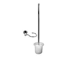 Chrome Sabine Toilet Pan Brush & Holder