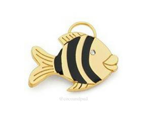 Clown Fish ID Tag - Gold