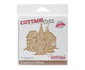 CottageCutz Elites Die - Gingerbread Village