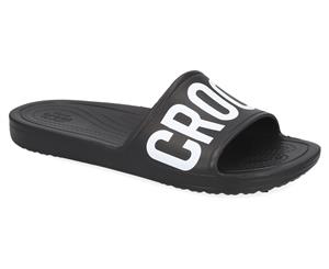 Crocs Women's Sloane Logo Mania Slides - Black