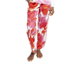 Cyberjammies 4358 Amber Pink Floral Print Cotton Pyjama Pant