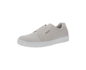 DKNY Womens Bobbi Pebbled Leather Fashion Sneakers