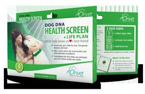 DNA Collection Kit for Dog DNA Health Screen and LifePlan