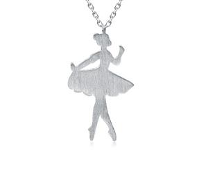 Dancing Lina Necklace-White Gold