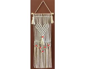 Design Works/Zenbroidery Macrame Wall Hanging Kit 8 inch X24 inch Have A Heart