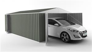 EasyShed 6038 Garage Shed - Mist Green