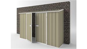 EasyShed D3008 Off The Wall Garden Shed - Wheat