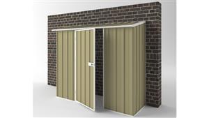 Easyshed S2308 Off The Wall Garden Shed - Sandlewood