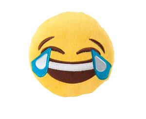 Emoji Bahaha Large Soft Plush Dog Toy (FuzzYard)