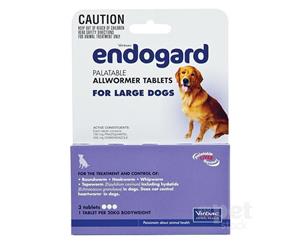 Endogard Broadspectrum All-Wormer Tablets for Large Dogs 10-20kg 3's - (E0907)