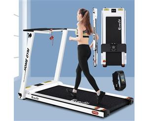 Everfit Electric Treadmill M6-WH 420mm Belt 12kmh Fully Foldable Home Gym Exercise Running Machine Fitness Equipment Compact White