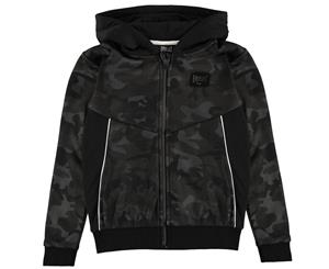 Everlast Kids Prem Full Zip Hoodie Hoody Hooded Top - Camoflage