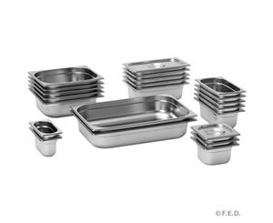 F.E.D 16150 1/6 x 150mm Gastronorm Deluxe Pan Australian Style