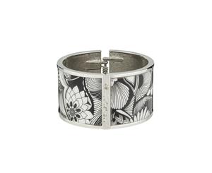 Florence Broadhurst Aubrey Bangle With Silver-Toned Plating