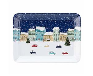 Foxwood Home Winter Scene Scatter Tray