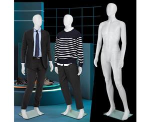 Full Body 185cm Male Mannequin Head Torso Clothes Display Dressmaking Showcase